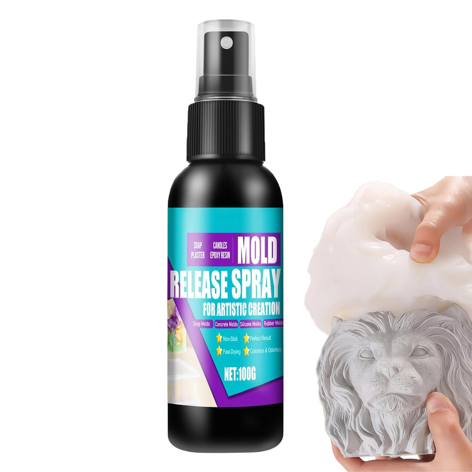 Candle Mold Silicone - Spray Desmoldante de 100g, Agente Antiadherente