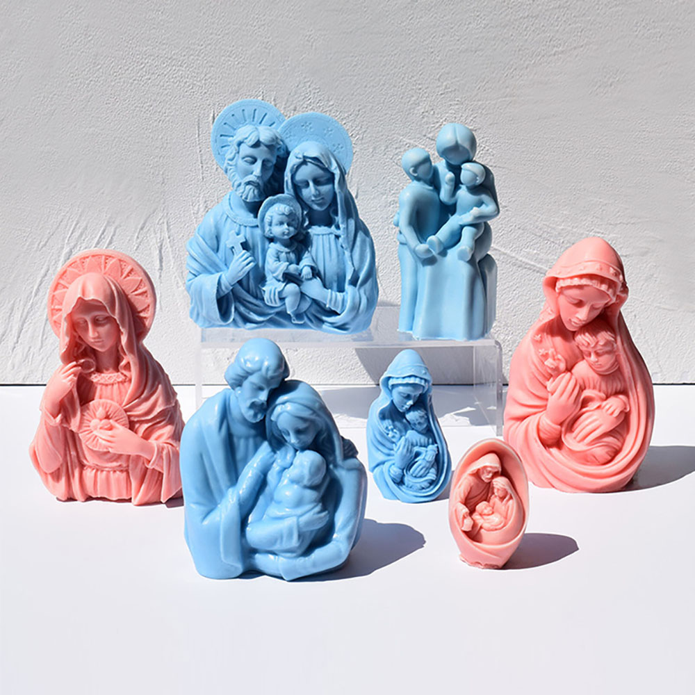 Candle Making Event - Molde de silicona para velas, colorido,