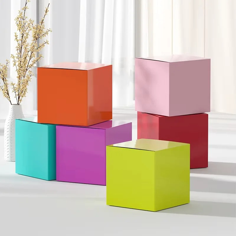Kraft Box Candle - Caja de Papel Plegable, Caja de