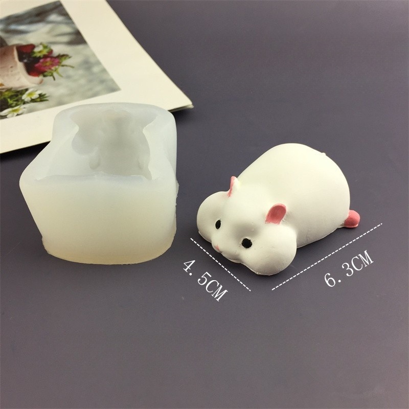 DIY lindo molde para hámster,  - Candle Mold Silicone reseña y precio