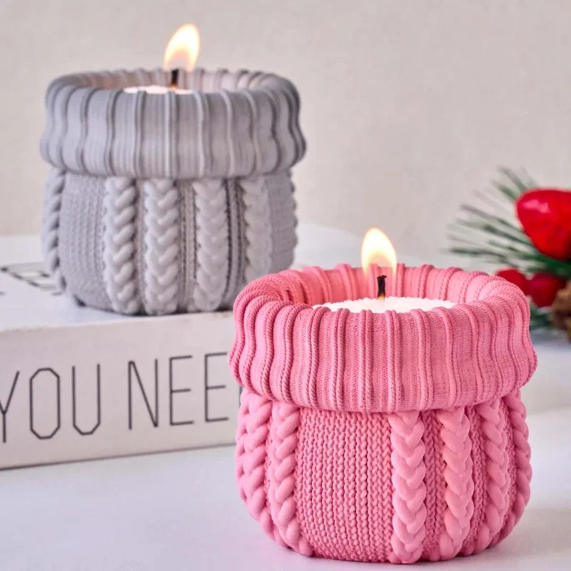 Molde de silicona para tarro d - Candle Making Yarn reseña y precio